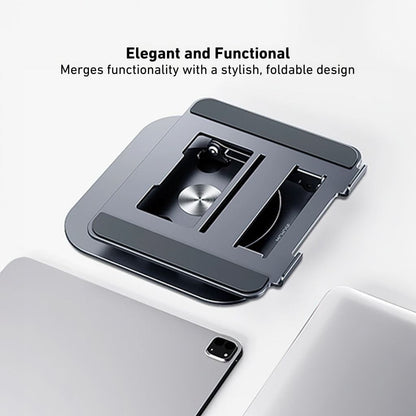 360 Swivel Laptop Stand - Ergonomic Aluminum | Portable