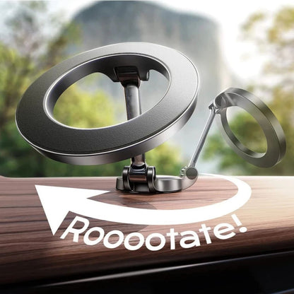 Magnetic Car Phone Mount - 360° Foldable | Safe Drive