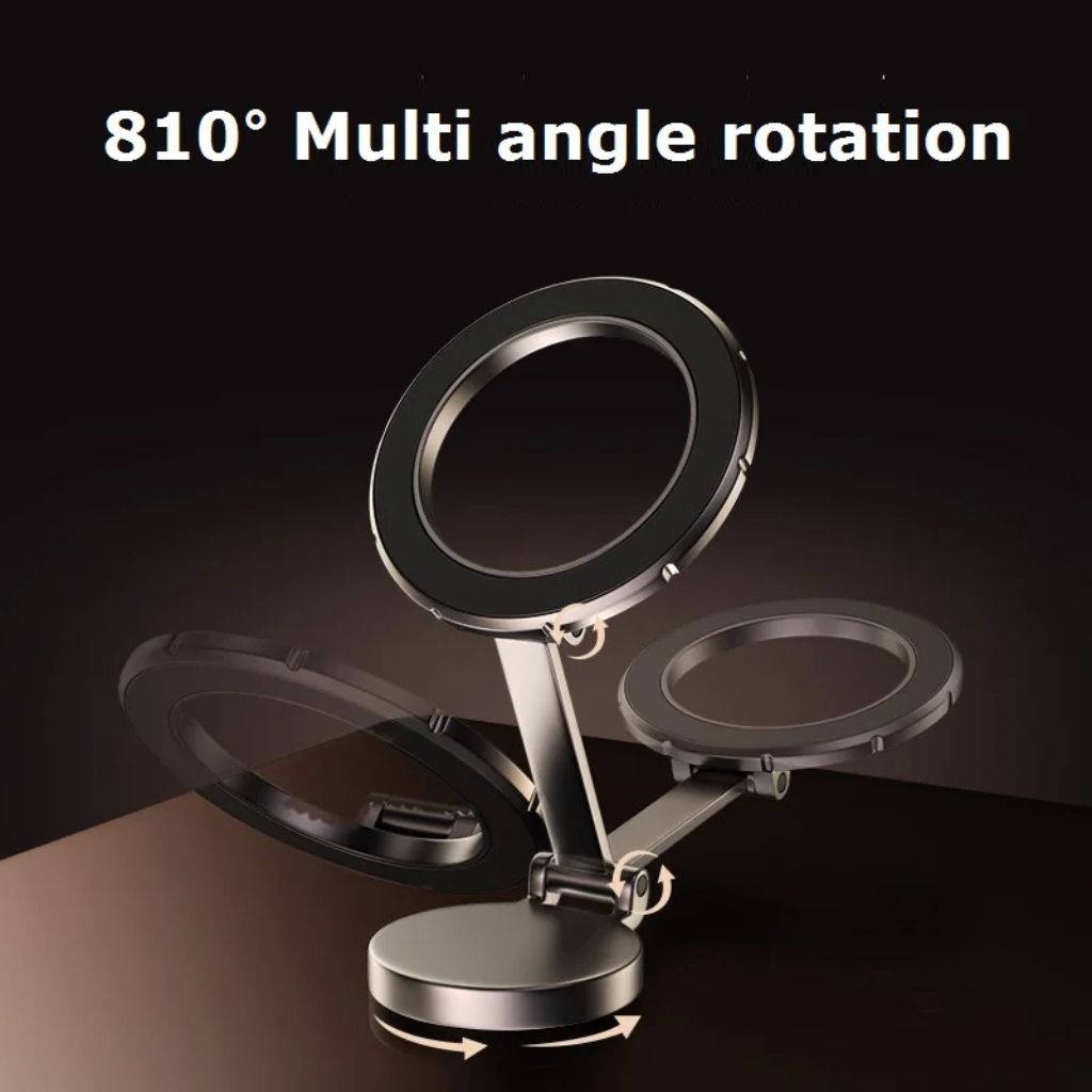 Magnetic Car Phone Holder - 360° Foldable | Safe Drive