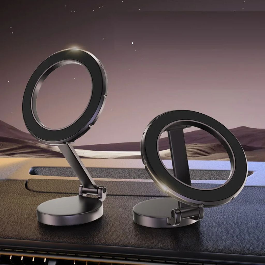 Magnetic Car Phone Holder - 360° Foldable | Safe Drive