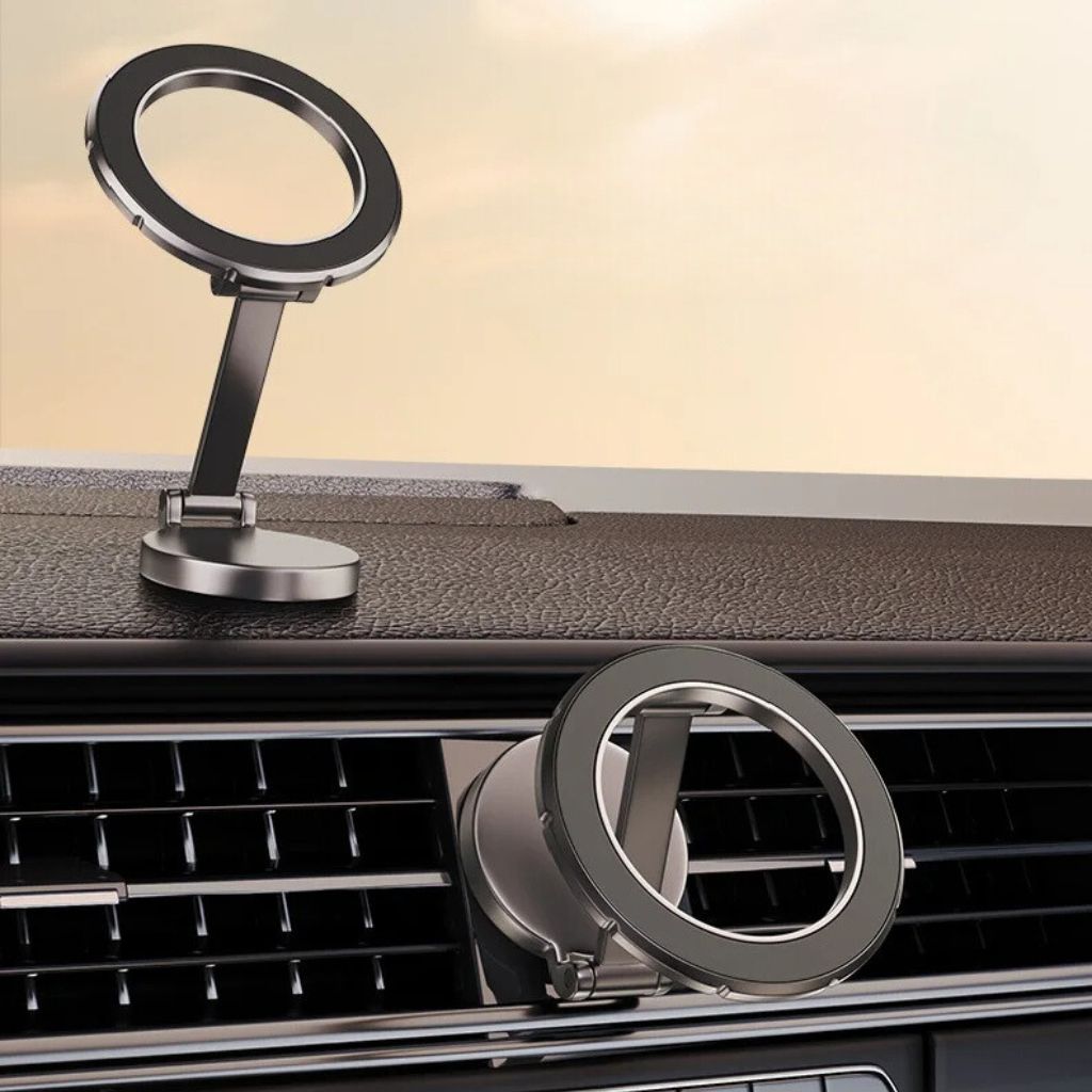 Magnetic Car Phone Holder - 360° Foldable | Safe Drive