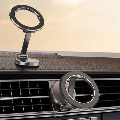 Magnetic Car Phone Holder - 360° Foldable | Safe Drive