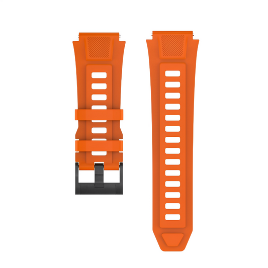 Smartwatch Strap - Orange Rubber | Durable Style