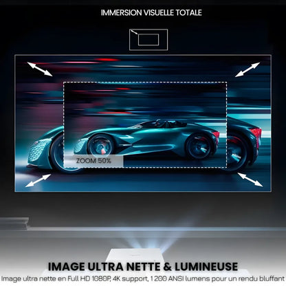 Smart Home Cinema Projector - Android 13, 4K | Immersive Entertainment