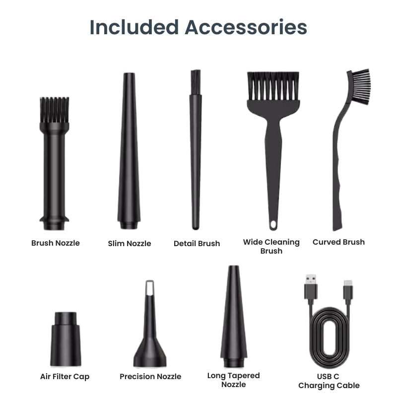 Cordless Air Duster - Residue-Free, Precise | Tech Care