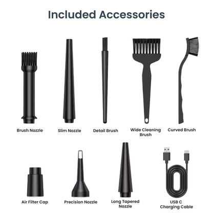 Cordless Air Duster - Residue-Free, Precise | Tech Care
