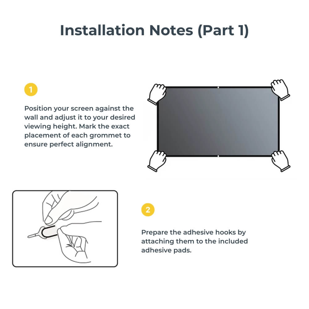 Grey Projection Screen - 100 inch, ALR | Immersive Cinema