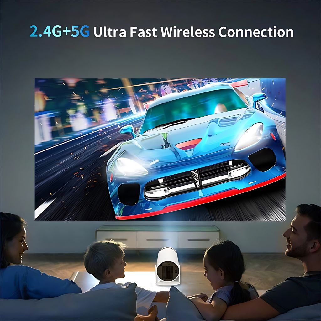 Portable Mini Projector - HD, Wireless | Home Cinema