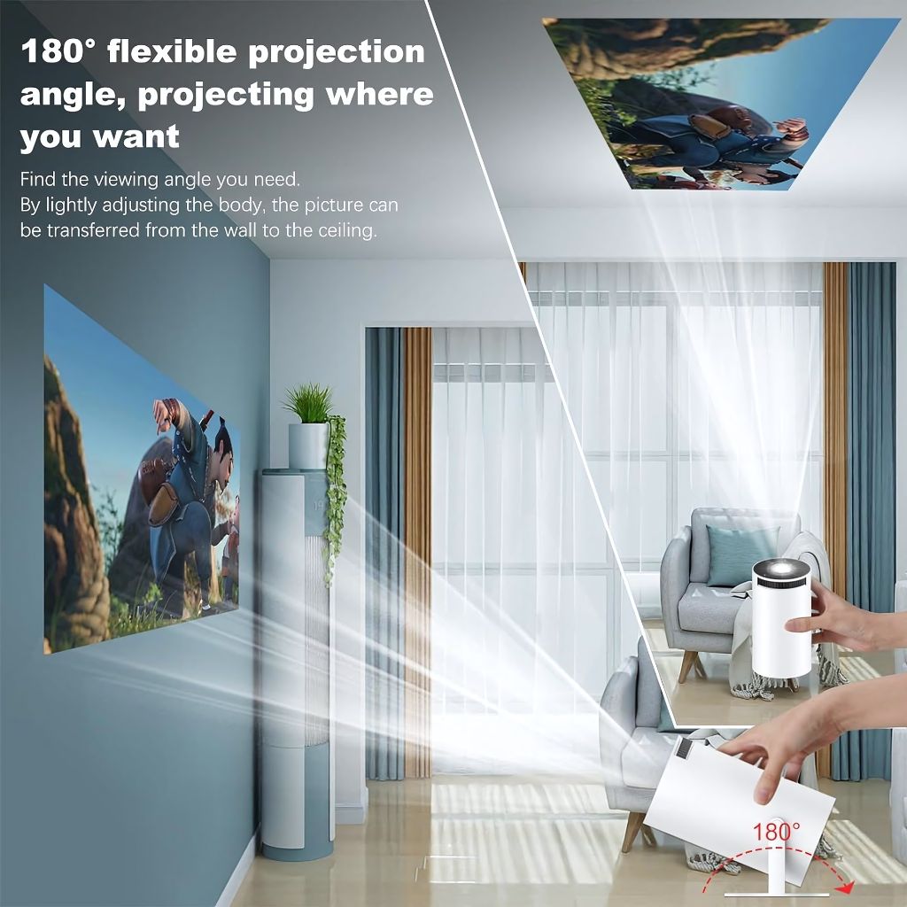 Portable Mini Projector - HD, Wireless | Home Cinema