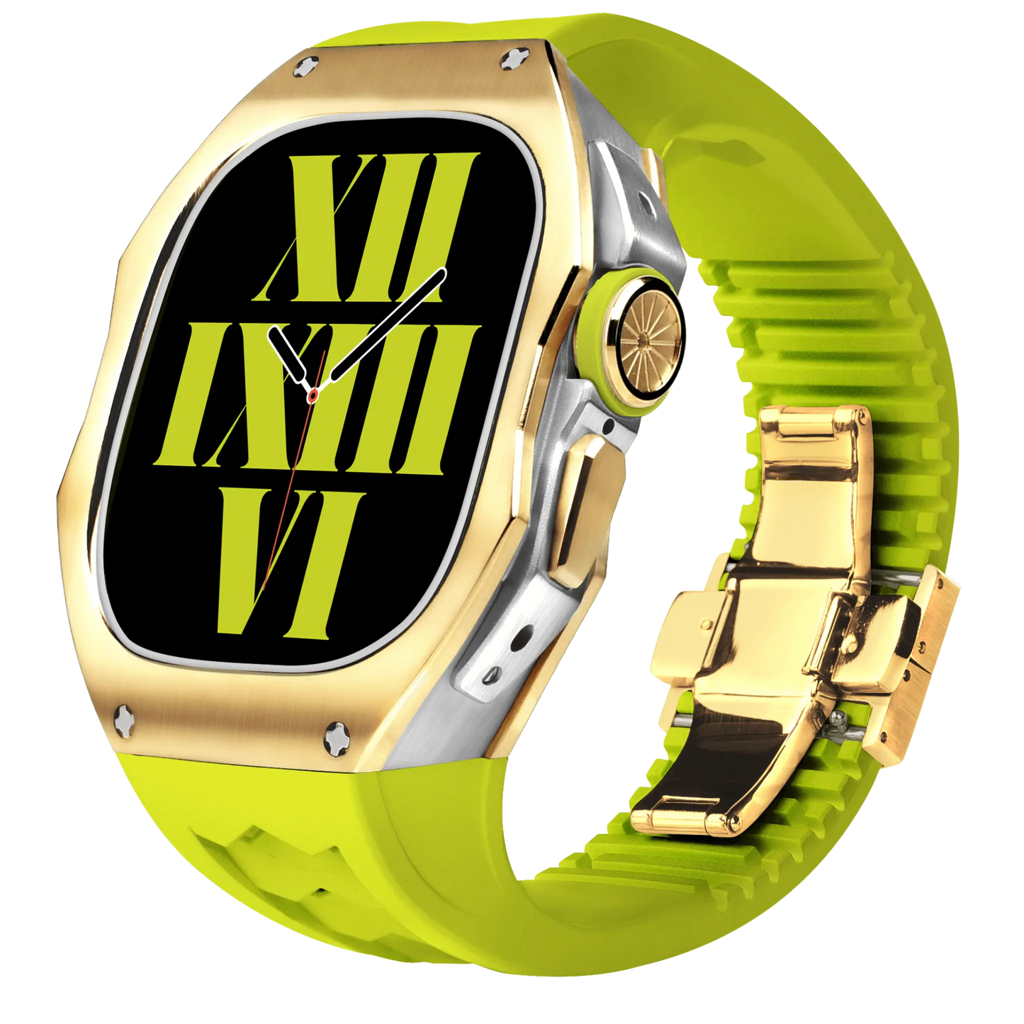 Titanium Apple Watch Ultra Case - Silver, Robust | Luxury