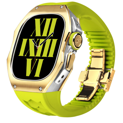 Titanium Apple Watch Ultra Case - Silver, Robust | Luxury