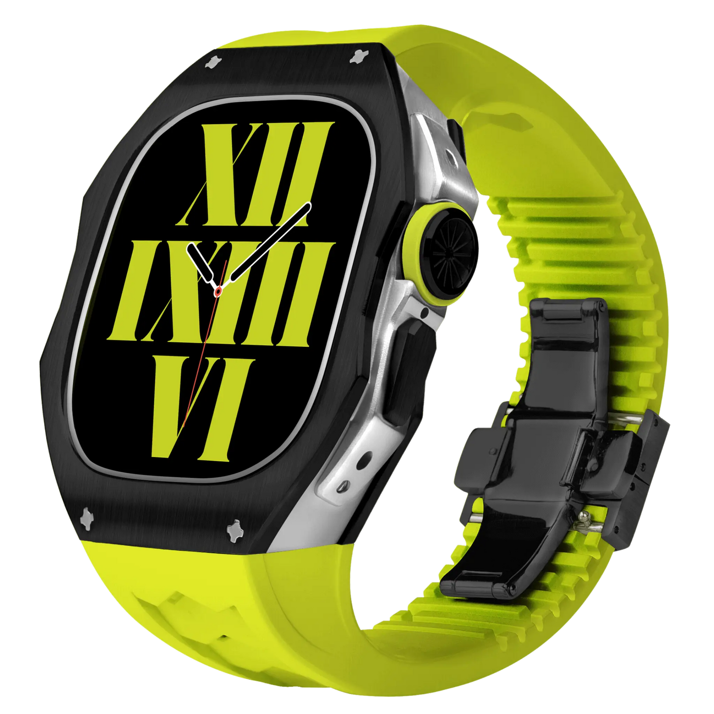 Titanium Apple Watch Ultra Case - Silver, Robust | Luxury