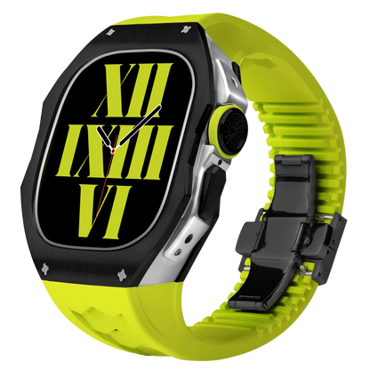 Titanium Apple Watch Ultra Case - Silver, Robust | Luxury