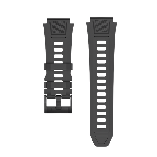 Ultra 2+ Watch Strap - Black Rubber | Style & Comfort