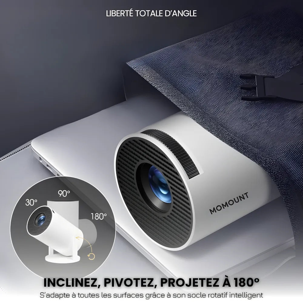 Portable HD Smart Projector - Android 11, 180° | Immersive Cinema