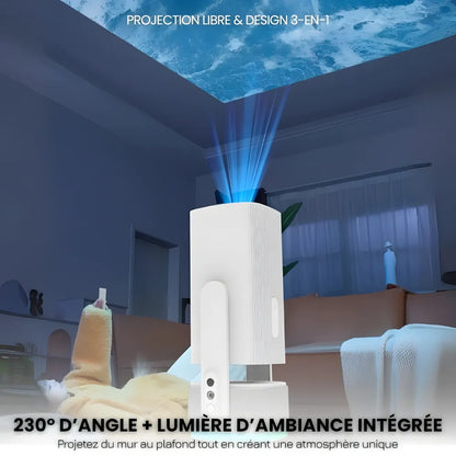 Portable Projector - 230° Flexible, Android 11 | HiFi Sound