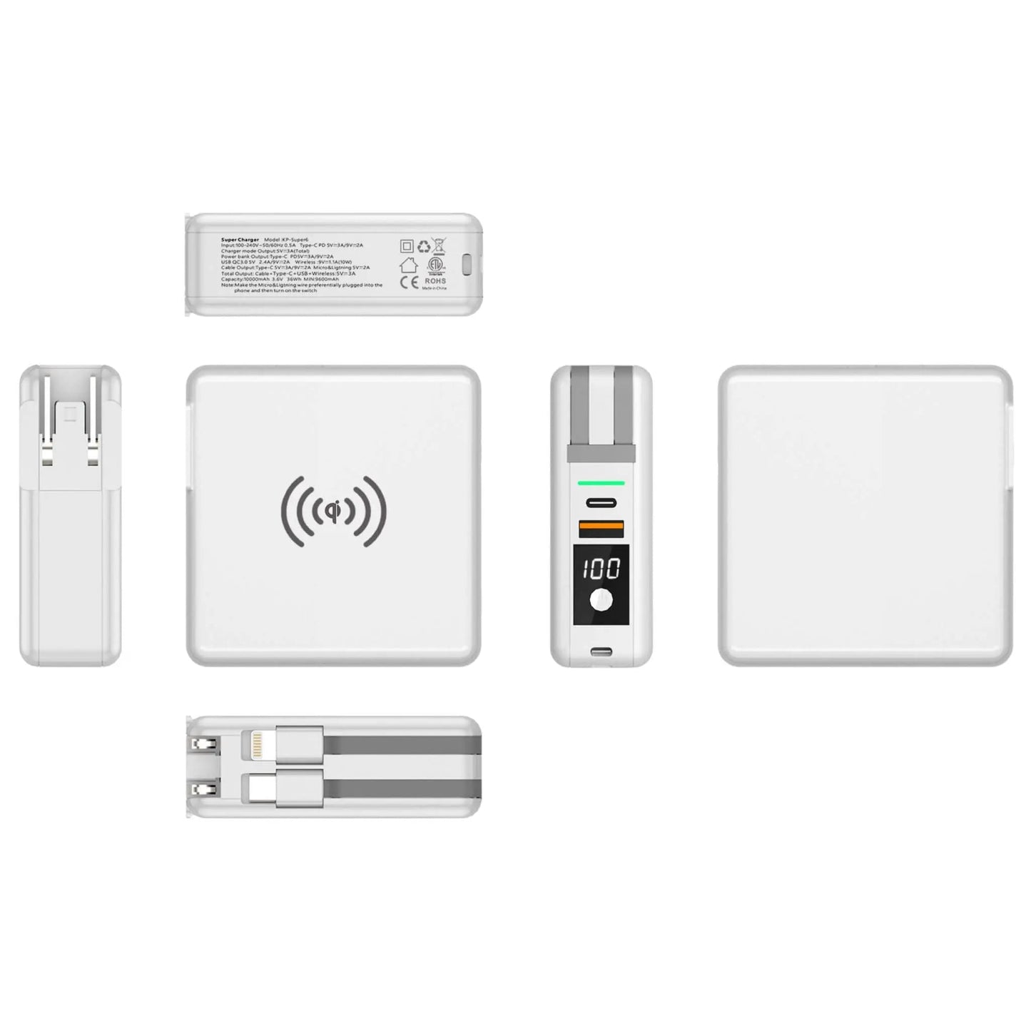Universal Power Bank - 10000mAh, Fast Charging | Travel Ready