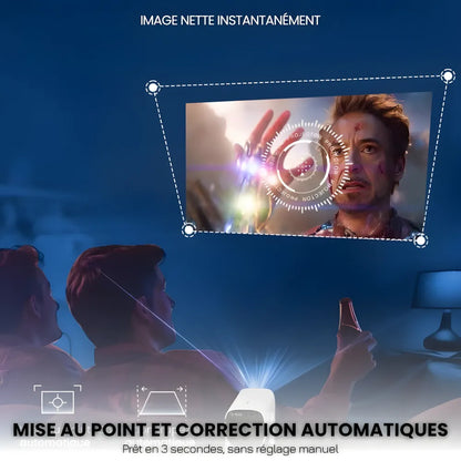 Portable Projector - 230° Flexible, Android 11 | HiFi Sound