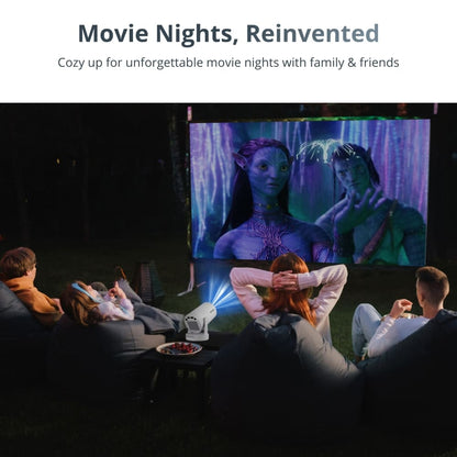 Portable Home Cinema Projector - 135-inch, LED | Immersive