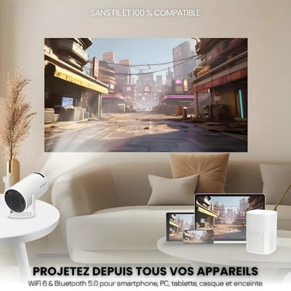 Portable HD Smart Projector - Android 11, 180° | Immersive Cinema
