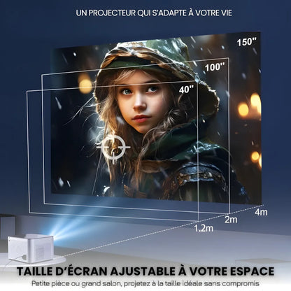 Full HD Android Projector - 580 Lumens, Android TV | Cinema Experience