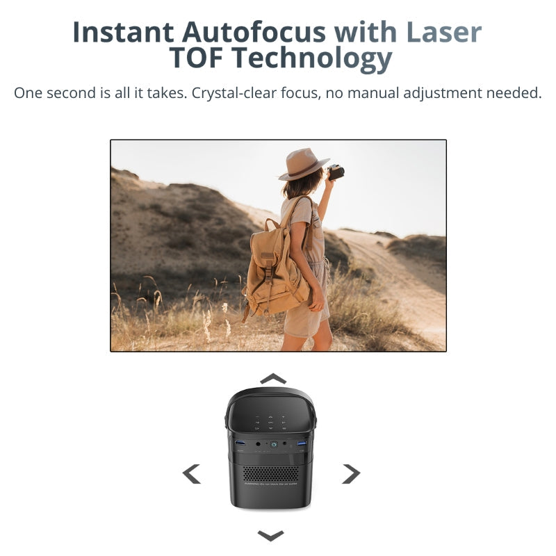 Portable Projector - Full HD, Google TV | Cinematic Experience