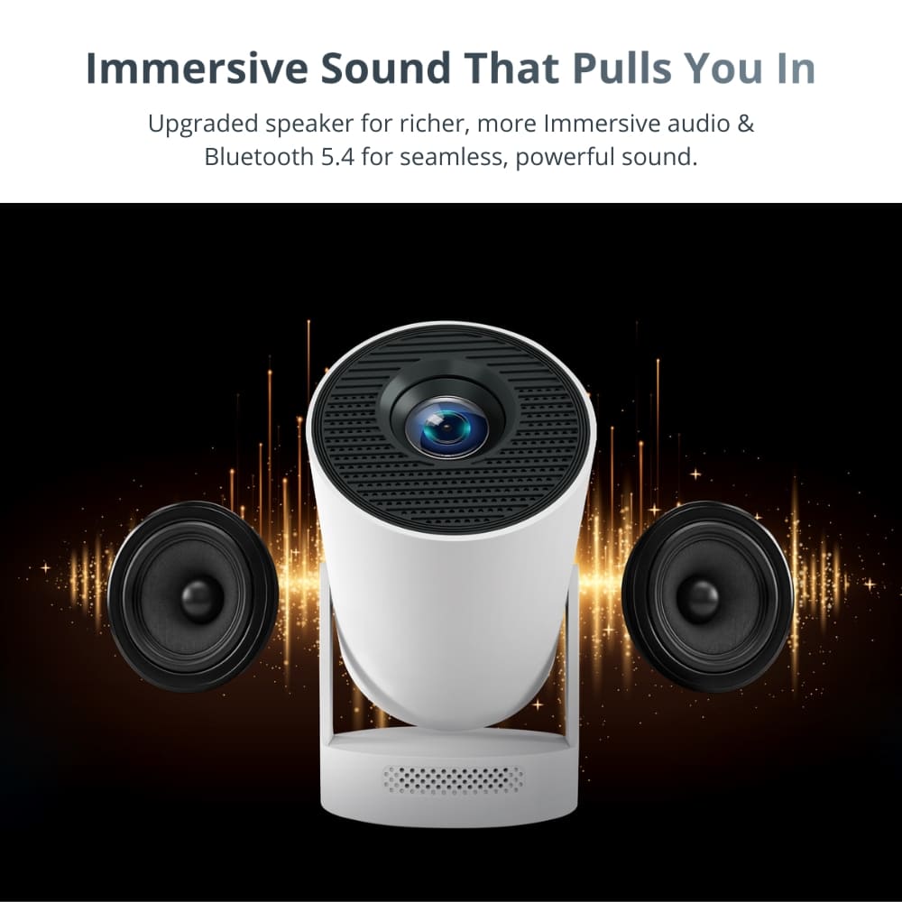 Portable Home Cinema Projector - 135-inch, LED | Immersive