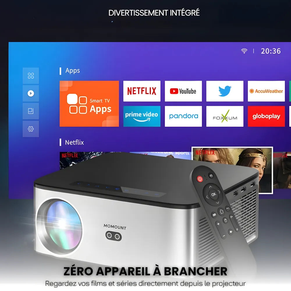 Smart Projector - Full HD, Android 9.0 | Home Cinema