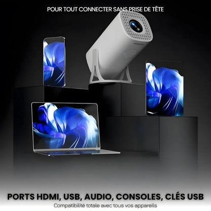 Portable Projector - HD Mini, Smart | Cinematic Brilliance