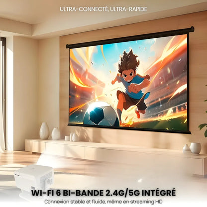 Smart Portable Projector - 1080p, Android 11 | Cinema Anywhere