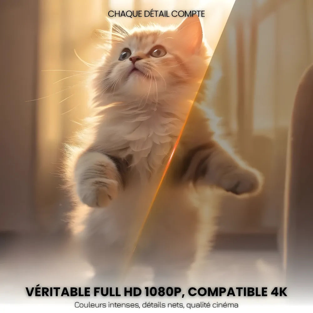 Smart Portable Projector - 1080p, Android 11 | Cinema Anywhere