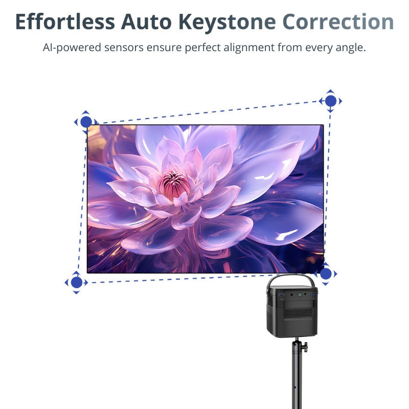 Portable Projector - Full HD, Google TV | Cinematic Experience