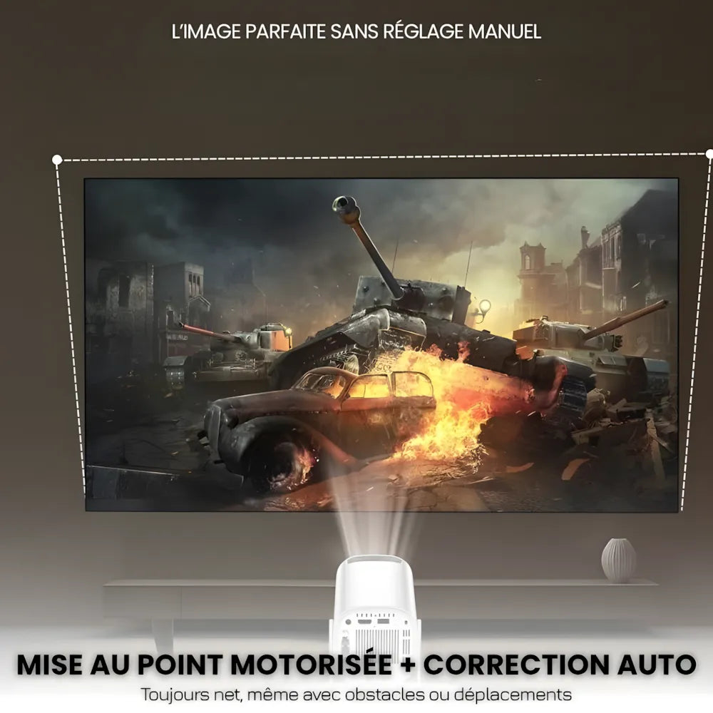 Portable Projector - HD Mini, Smart | Cinematic Brilliance