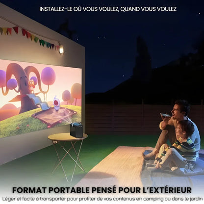 Portable Android Projector - 6K, Autofocus | Cinema Anywhere