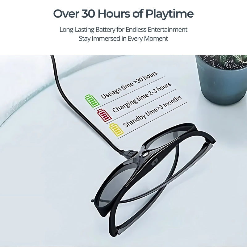 3D Glasses - DLP-Link, Lightweight | Immersive Experience