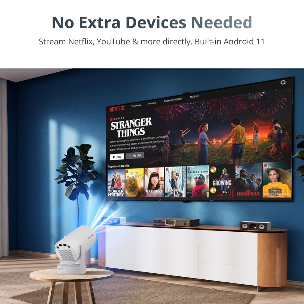 Portable Home Cinema Projector - 135-inch, LED | Immersive