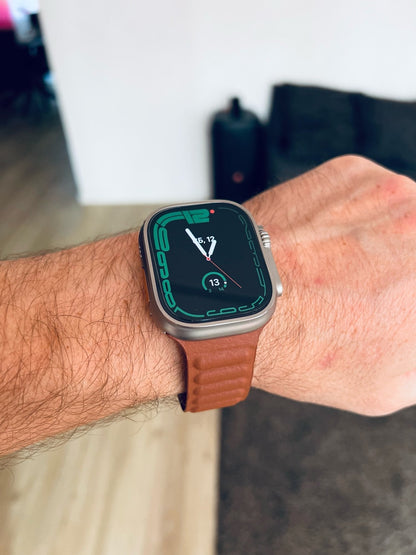Apple Watch Leather Strap - Magnetic Closure | Elegant Style