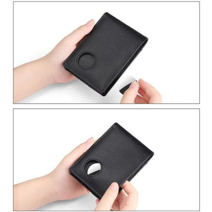 AirTag Leather Wallet - RFID Blocking Slim | Secure