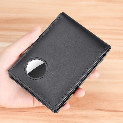 AirTag Leather Wallet - RFID Blocking Slim | Secure