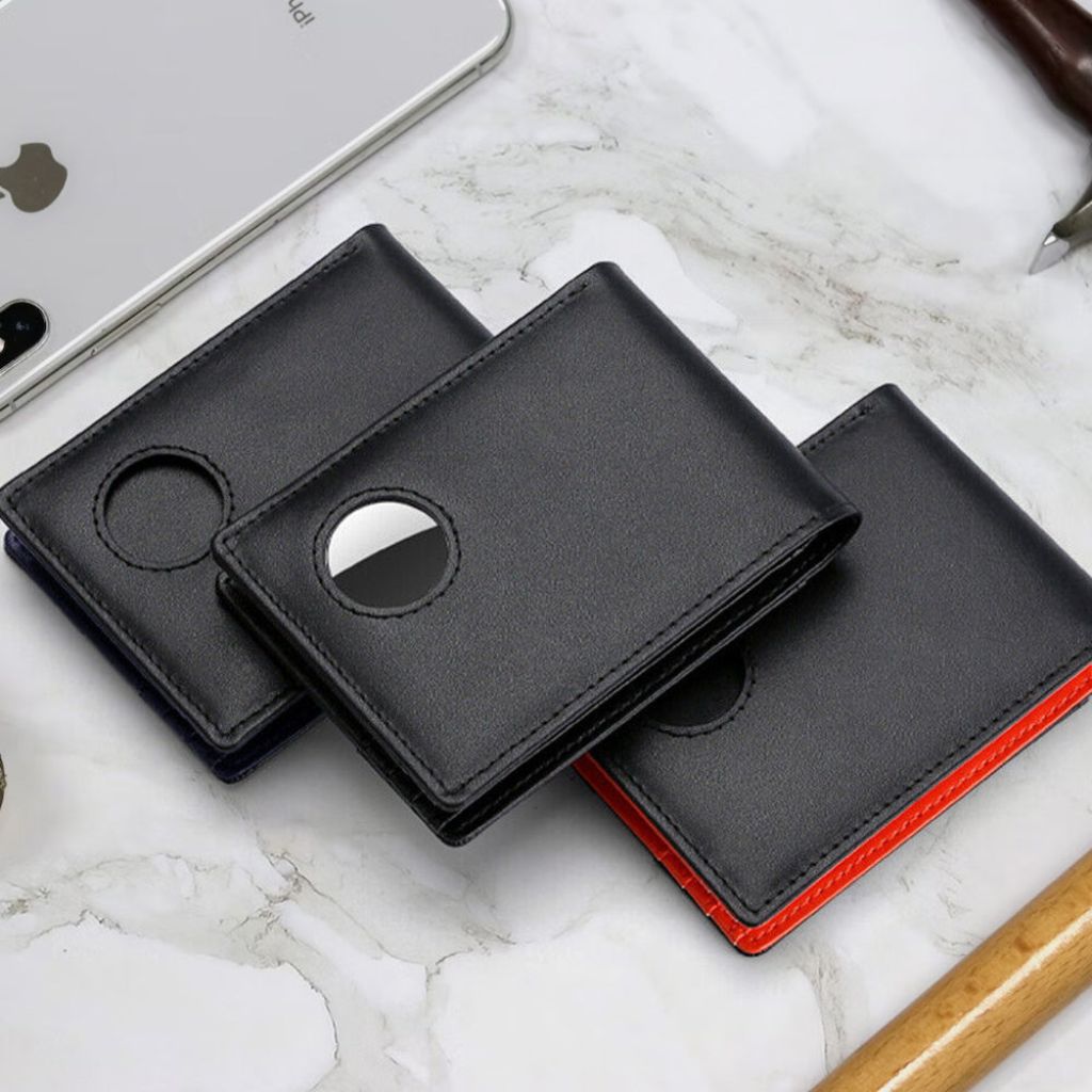 AirTag Leather Wallet - RFID Blocking Slim | Secure