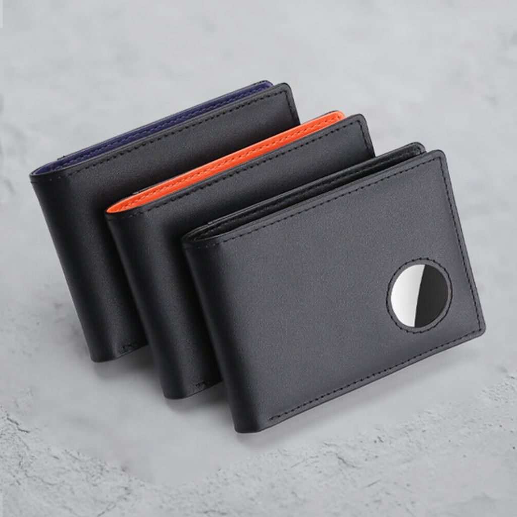 AirTag Leather Wallet - RFID Blocking Slim | Secure