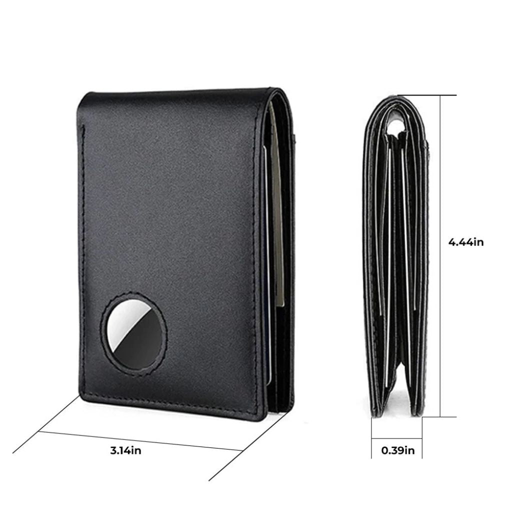 AirTag Leather Wallet - RFID Blocking Slim | Secure Style