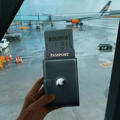AirTag Wallet - RFID Leather | Secure Travel