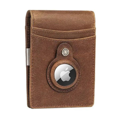 AirTag Leather Wallet - RFID Blocking, Slim | Secure Style