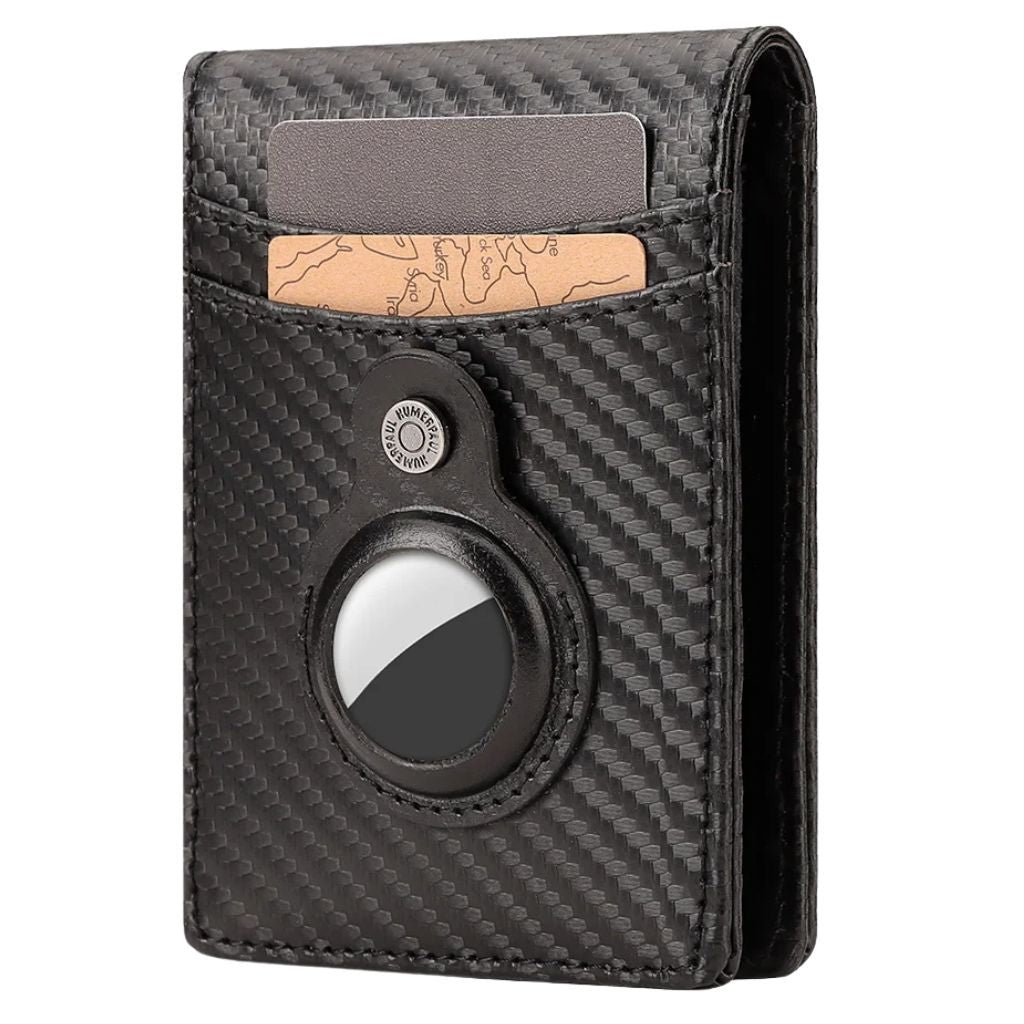 AirTag Leather Wallet - RFID Protection, Slim | Security