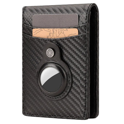AirTag Leather Wallet - RFID Protection, Slim | Security