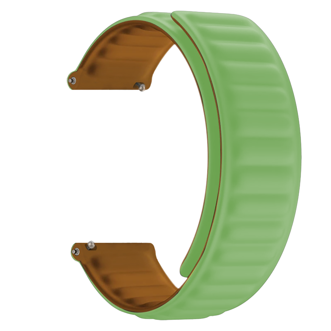 Magnetic Watch Strap - Mint Green Leather | Comfort