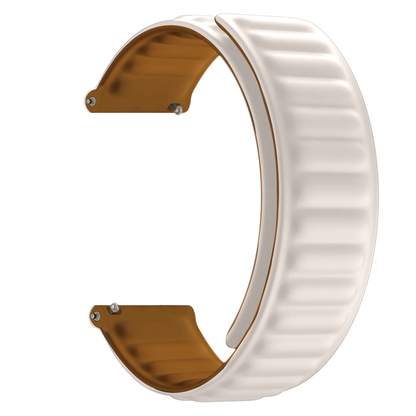 Magnetic Smartwatch Band - White Leather | Comfort