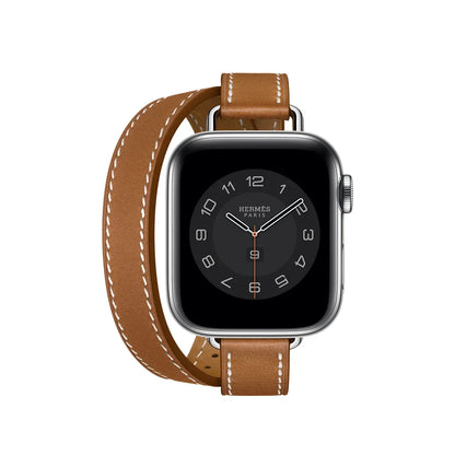 Apple Watch Leather Strap - Double Tour, PU Leather | Elegant Style