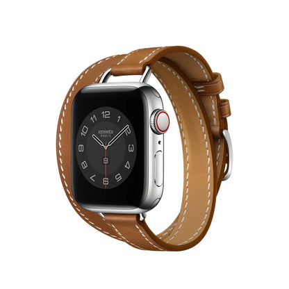Apple Watch Leather Strap - Double Tour, PU Leather | Elegant Style